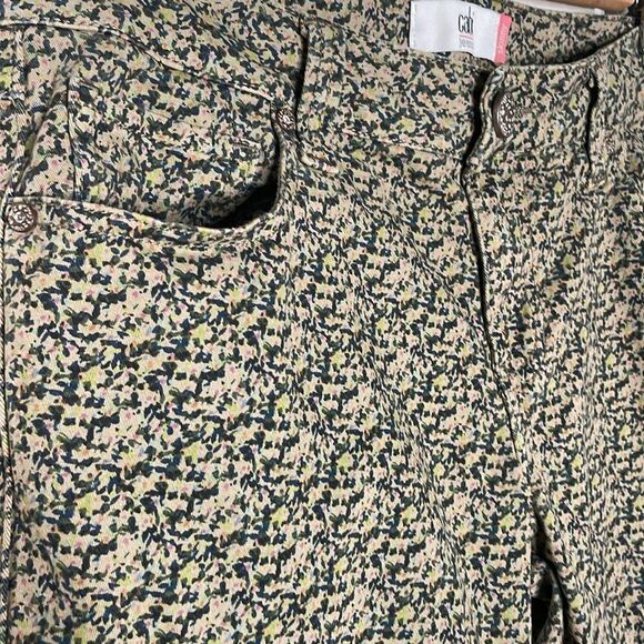 CAbi Ditzy #5084 Black and Green Soft Skinny Pants - Picture 4 of 10